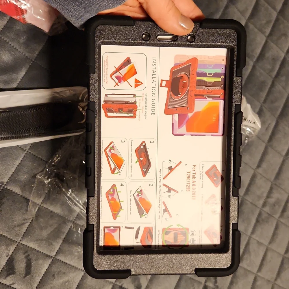 Samsung Galaxy Tablet case ☆ for tab A 8.0 2019 ☆ T290/T295. Brand New